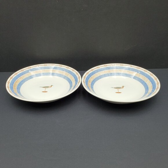 Churchill CCH16 Soup Cereal Bowls Churchill Nautical Coastal Bird Bowls - Picture 6 of 8